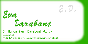 eva darabont business card